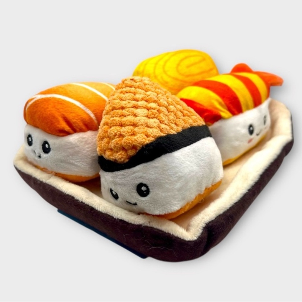Sushi Plush Toy Set for Small Pets or Kids